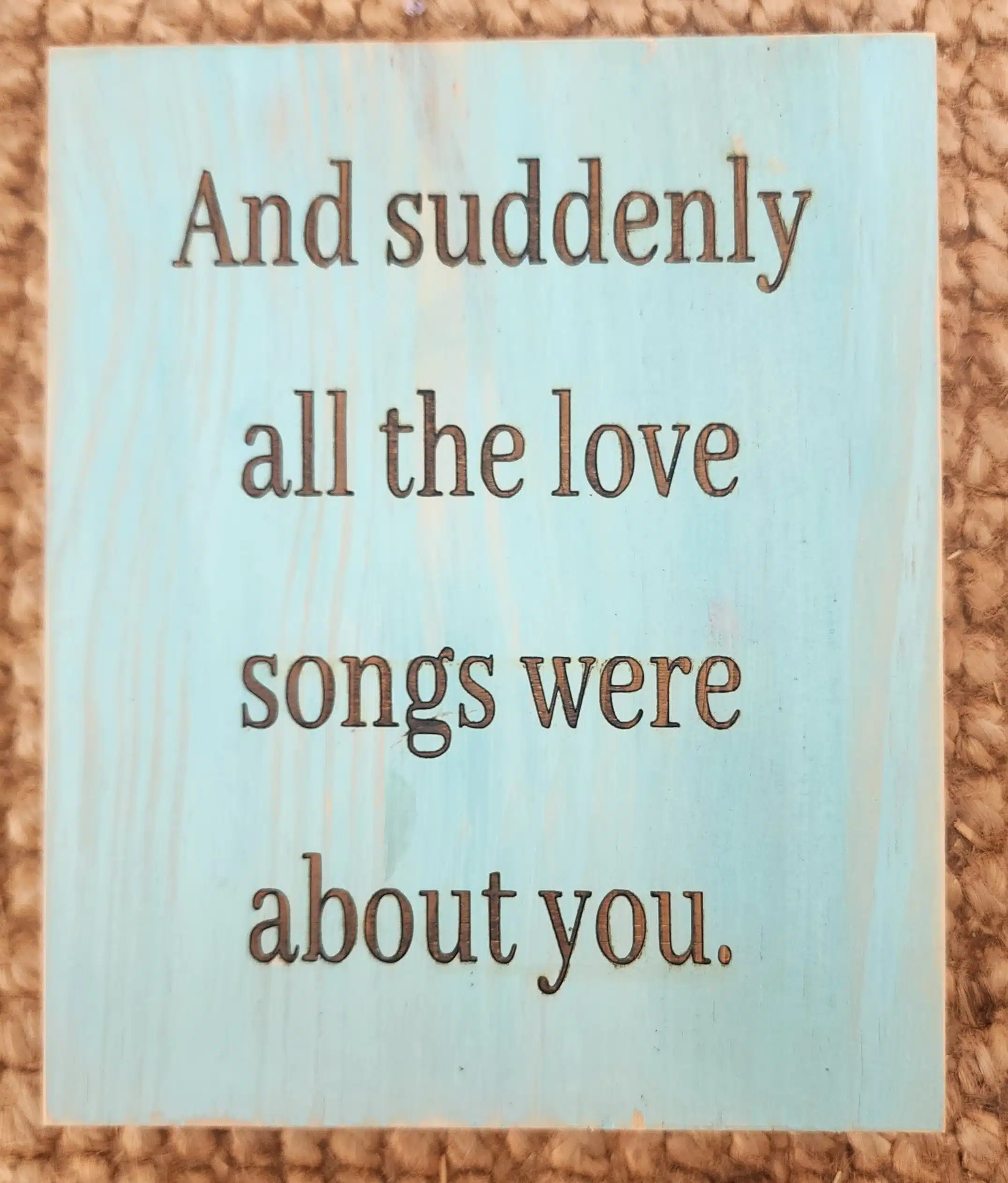 ⁦And suddenly, all the love songs were about you⁩ – תמונה ⁦2⁩